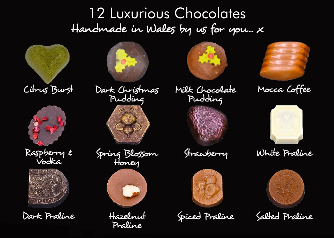 12 Specially Selected Christmas Chocolates