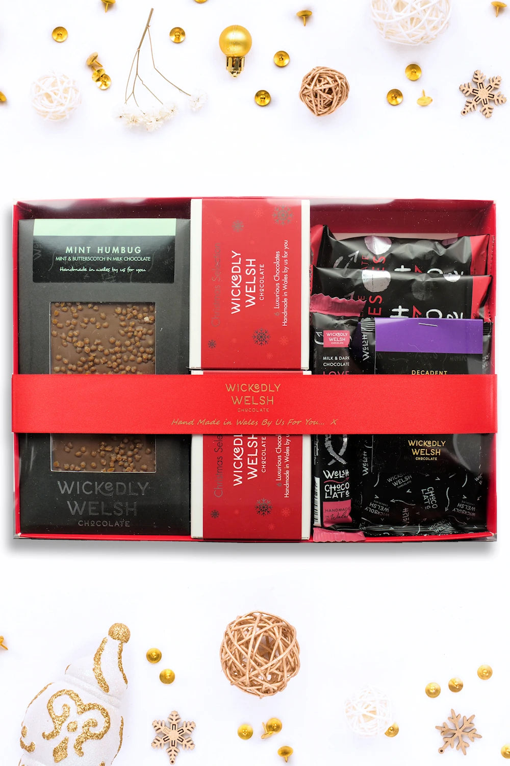 Deluxe Standard Christmas Hamper - Wickedly Welsh Chocolate