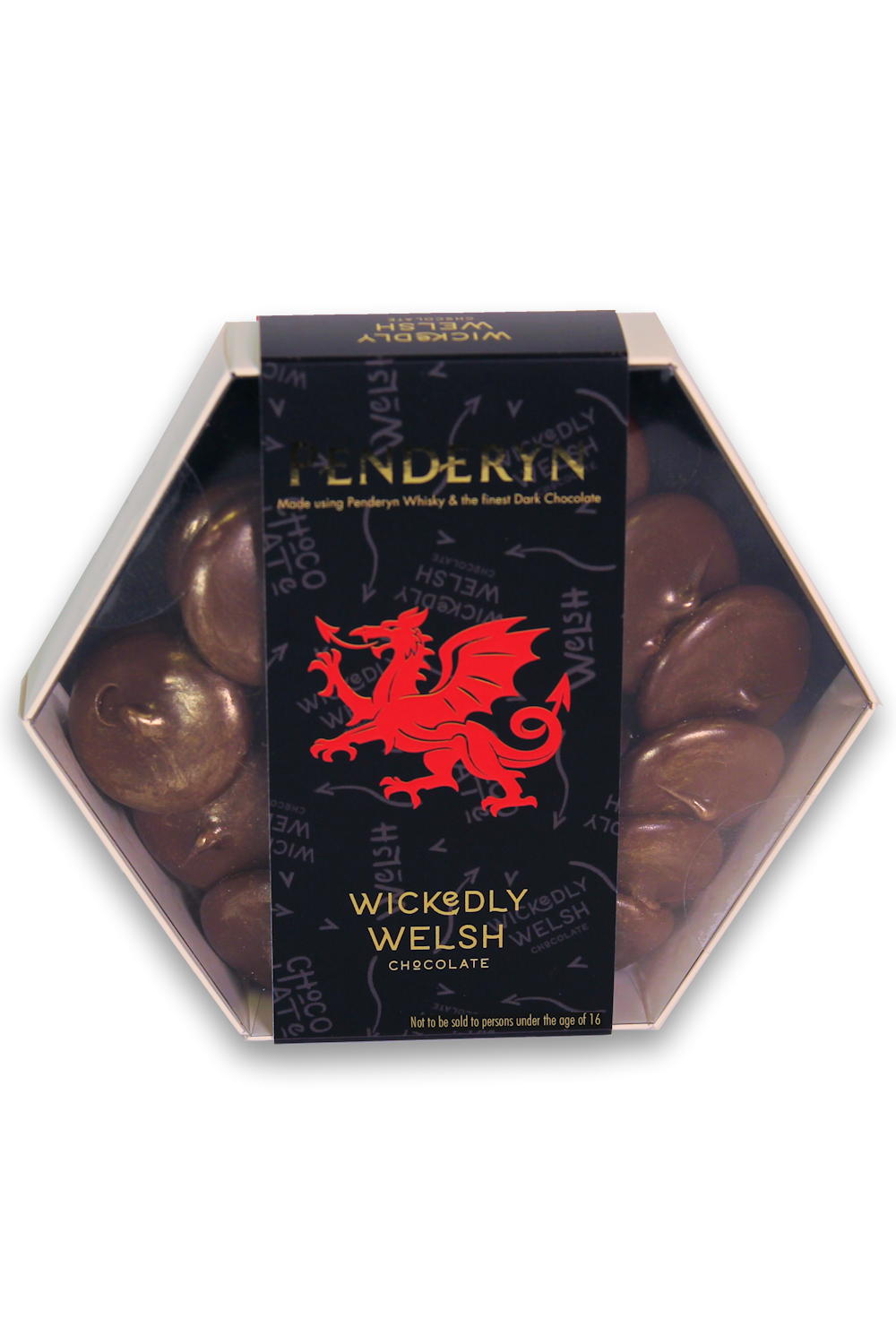 Penderyn Whisky and Dark Chocolate Puddles Wickedly Welsh Chocolate
