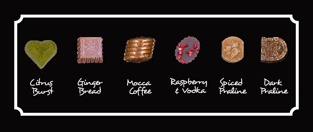 A Ballotin of 6 Specially Selected Chocolates