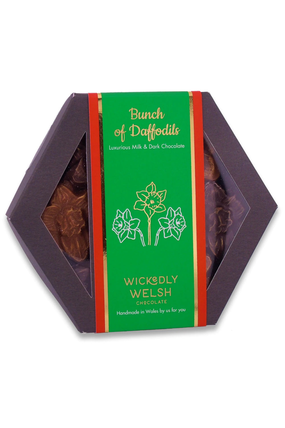 Bunch of Chocolate Daffodils - Wickedly Welsh Chocolate