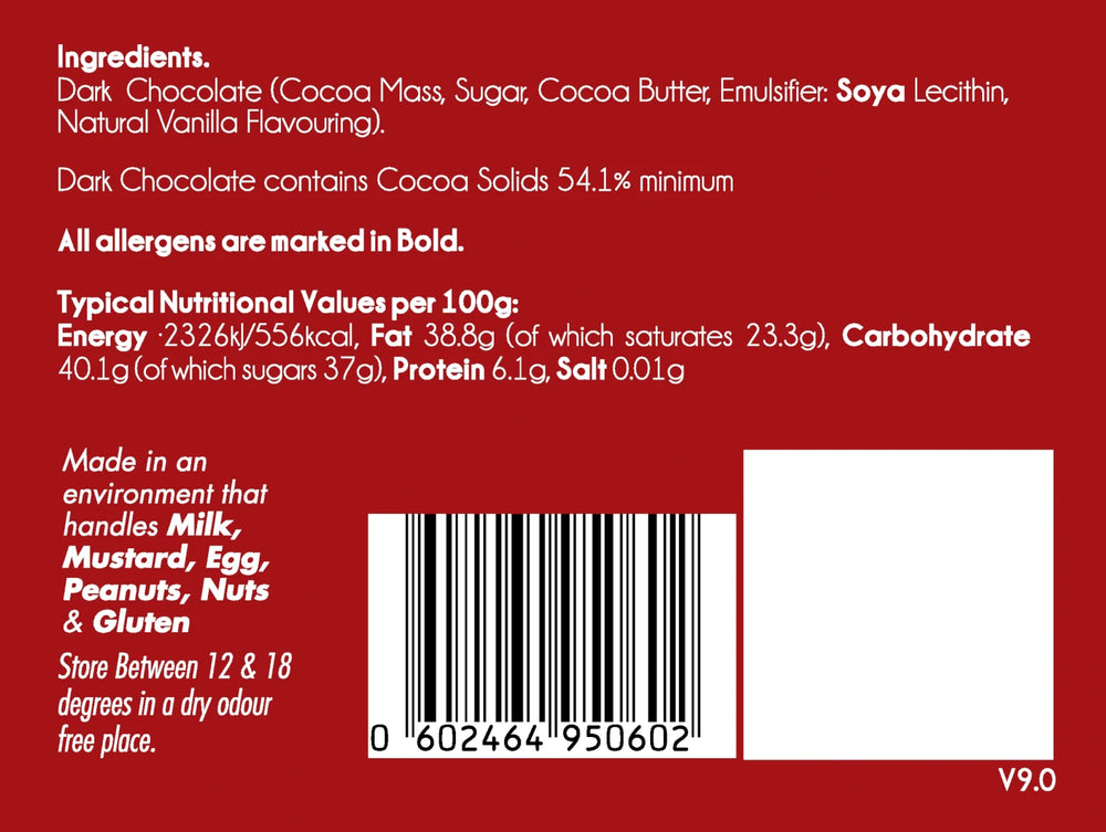 Devilishly Dark Chocolate Bar