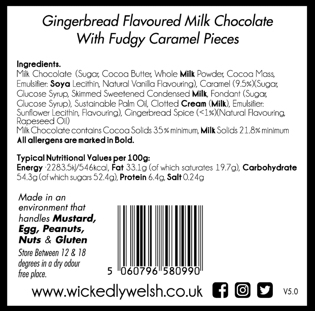 Gingerbread Fudge Bar
