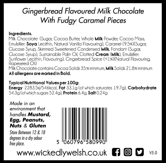 Gingerbread Fudge Bar