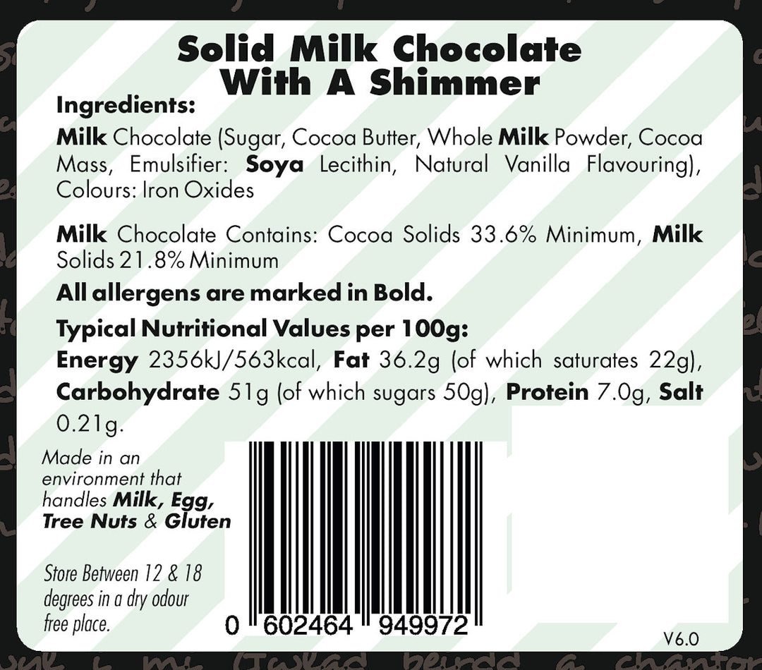 Hen Wlad Fy Nhadau (Land of my Fathers) Milk Chocolate Bar