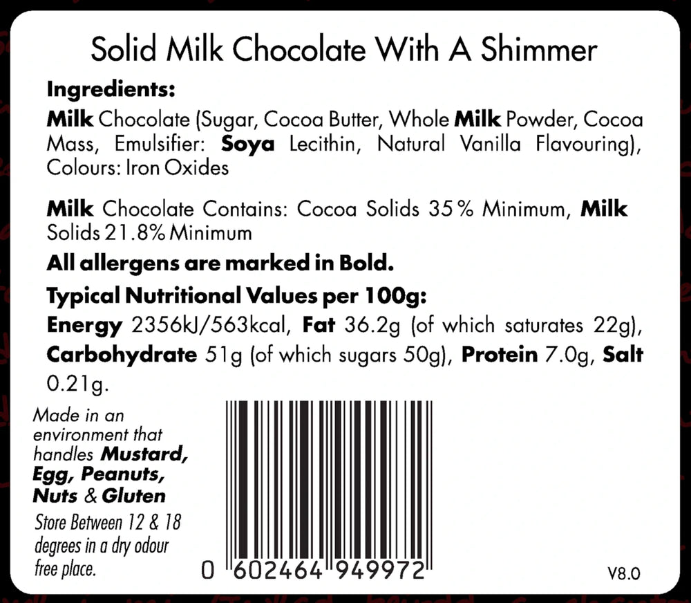 Hen Wlad Fy Nhadau (Land of my Fathers) Milk Chocolate Bar