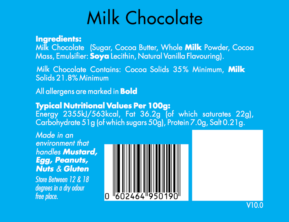 Moreish Milk Chocolate Bar