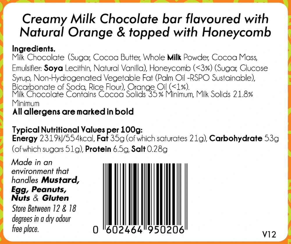 Orange and Honeycomb Bar