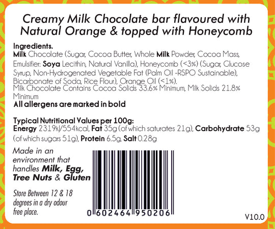 Orange & Honeycomb Milk Chocolate