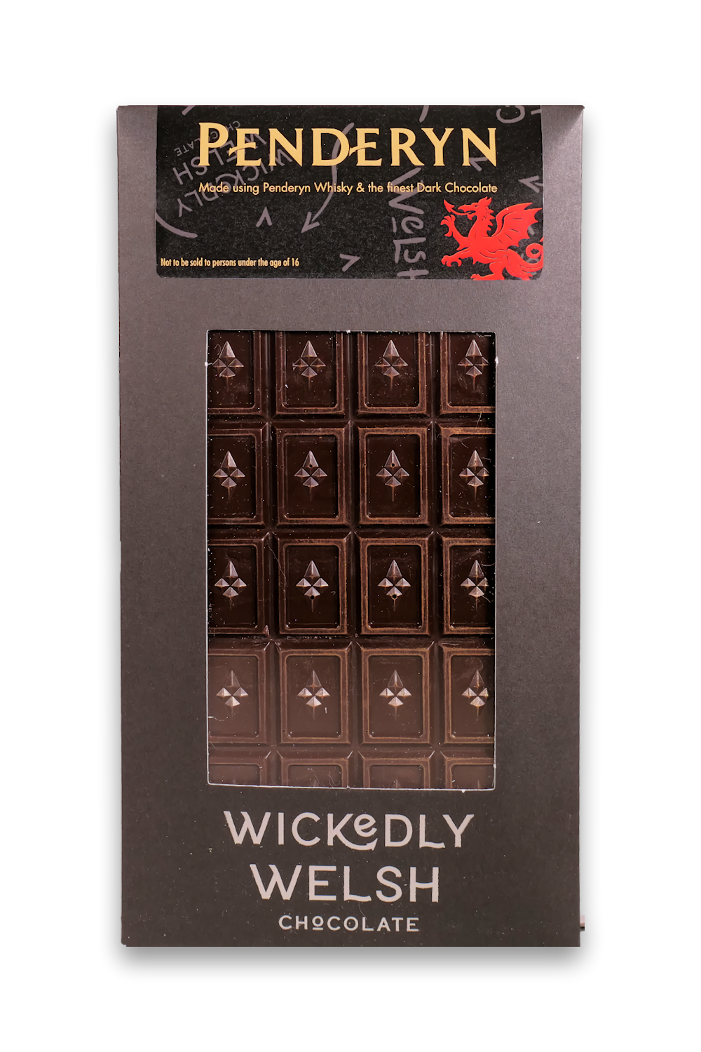 Penderyn Welsh Whisky in Dark Chocolate Bar
