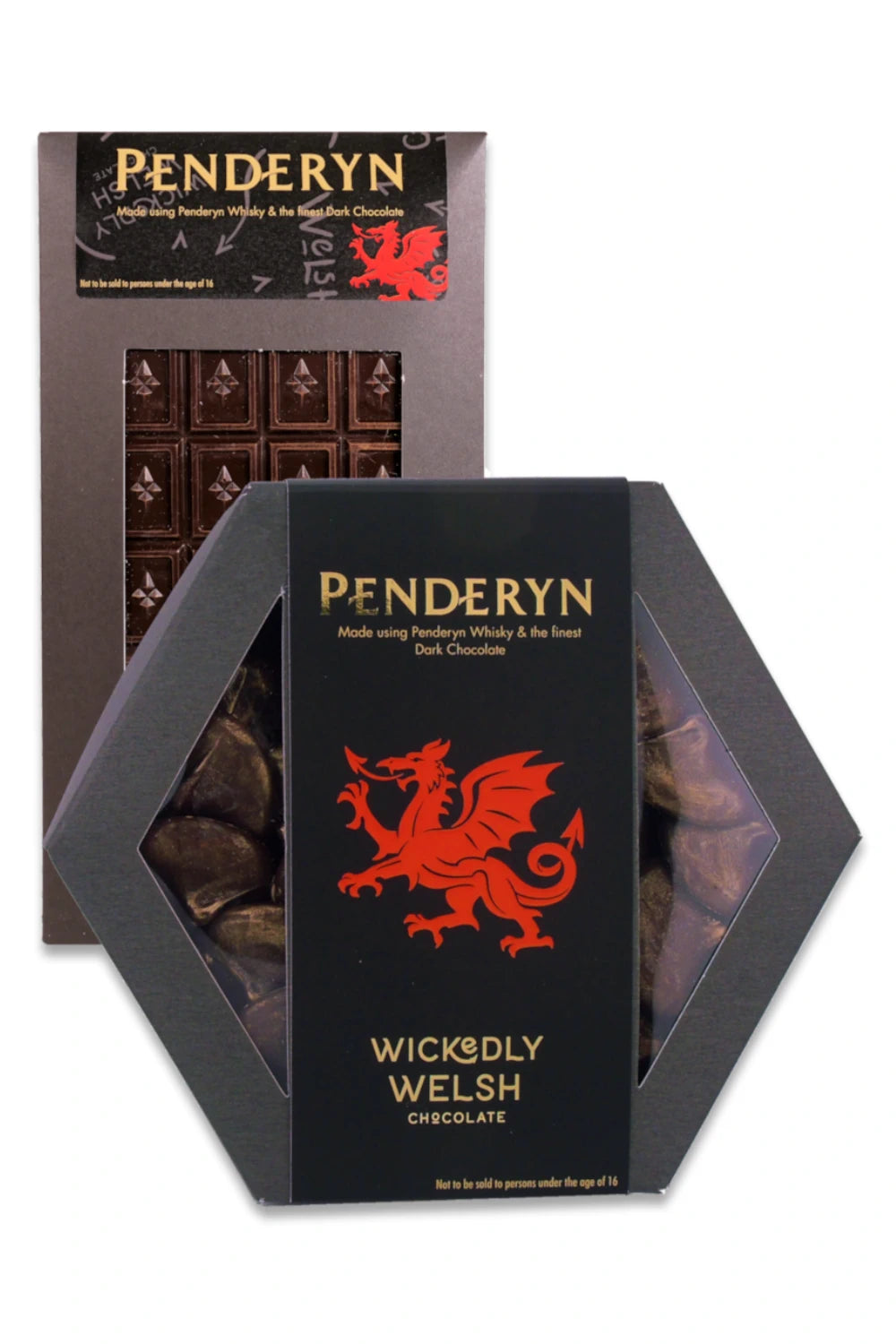Penderyn Whisky Dark Chocolate Bar & Puddle Deal - Wickedly Welsh Chocolate