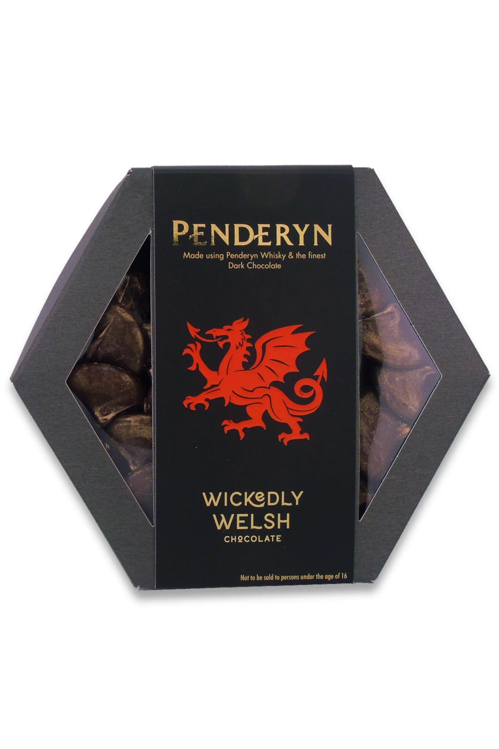 Penderyn Whisky Dark Chocolate Puddles - Wickedly Welsh Chocolate