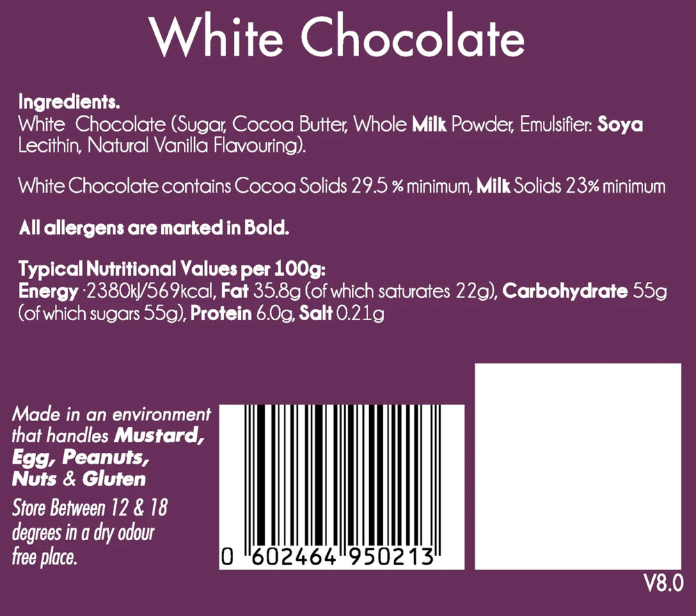 Wickedly White Chocolate Bar