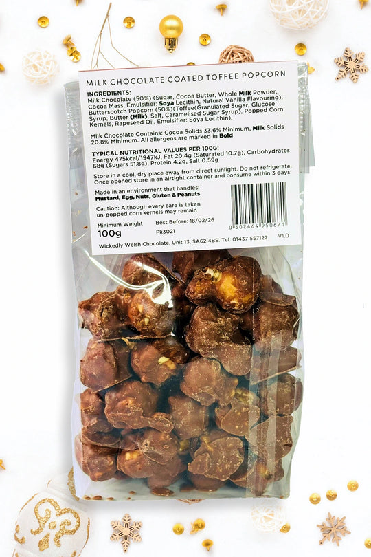 Bryn Pooh - Milk Chocolate Toffee Popcorn