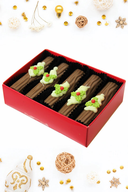 Milk & White Chocolate Yule Log